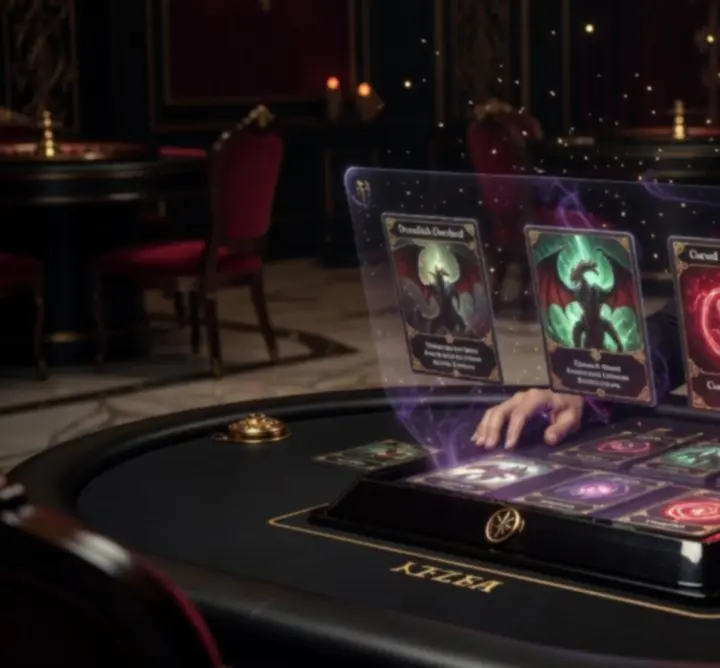 Expert fantasy card game guide layout showing strategic tips and deck building highlights