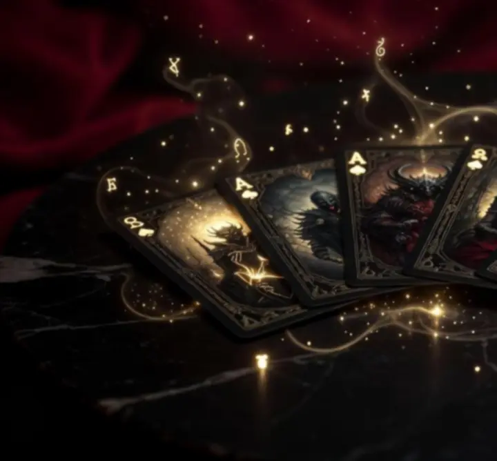 New glowing fantasy deck cards for Jackspott